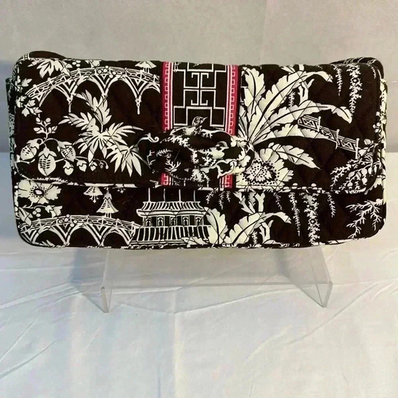 Vera Bradley Imperial Toile Knot Just A Clutch Shoulder Bag, Brown - Picture 1 of 15